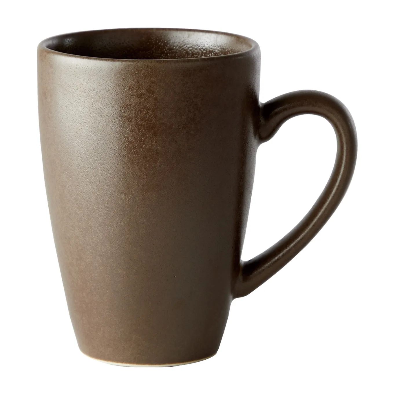 Ceramic Workshop cup 35 cl, Chestnut-matte brown Aida