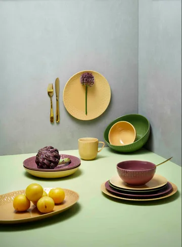 Confetti bowl - Mustard, Ø14 cm - Aida