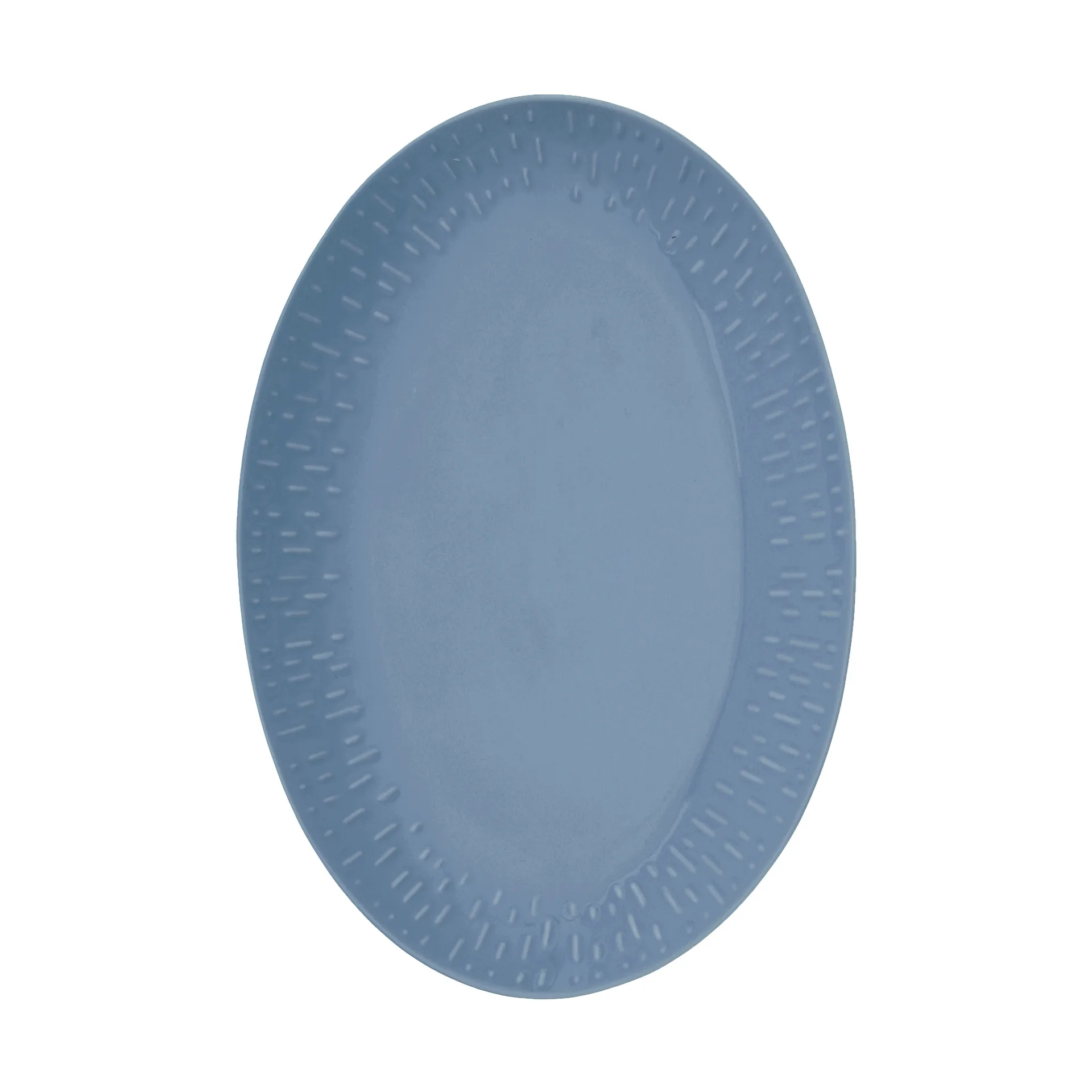 Confetti oval platter, Blueberry, 25.5x36 cm Aida