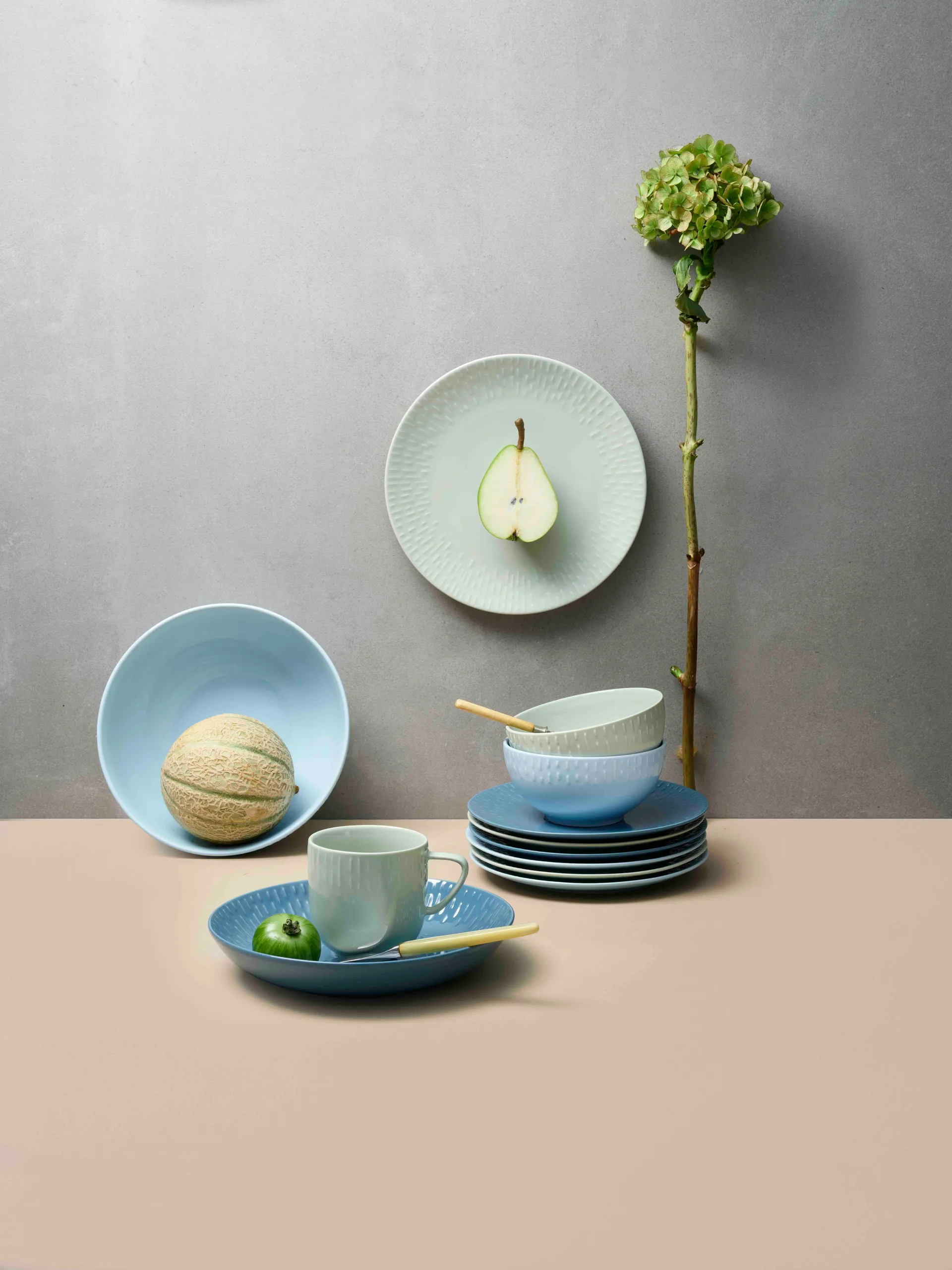 Confetti pasta plate, Pistachio, Ø23 cm Aida
