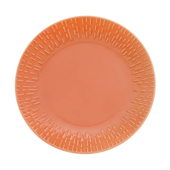Confetti plate - Apricot, Ø21 cm - Aida