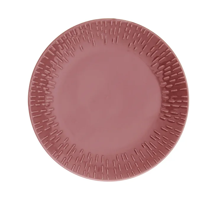Confetti plate - Bordeaux, Ø21 cm - Aida