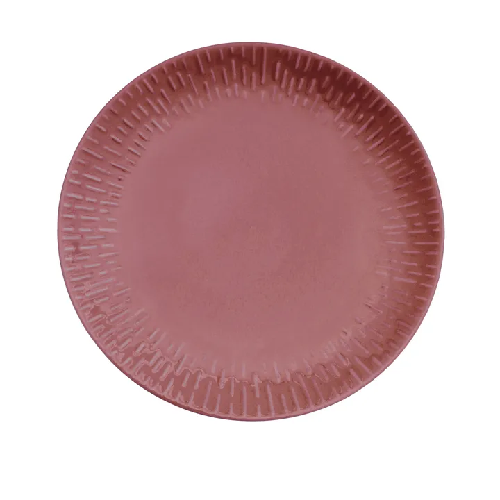 Confetti plate - Bordeaux, Ø27.5 cm - Aida