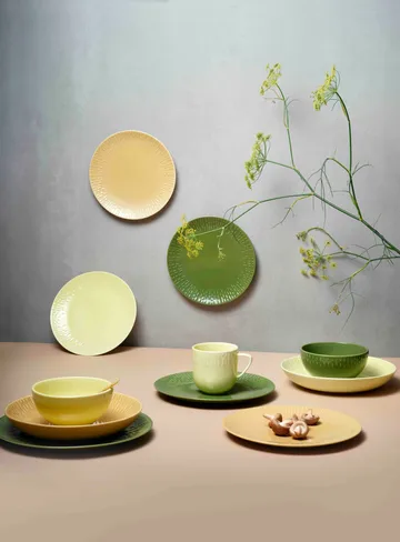 Confetti plate - Mustard, Ø21 cm - Aida