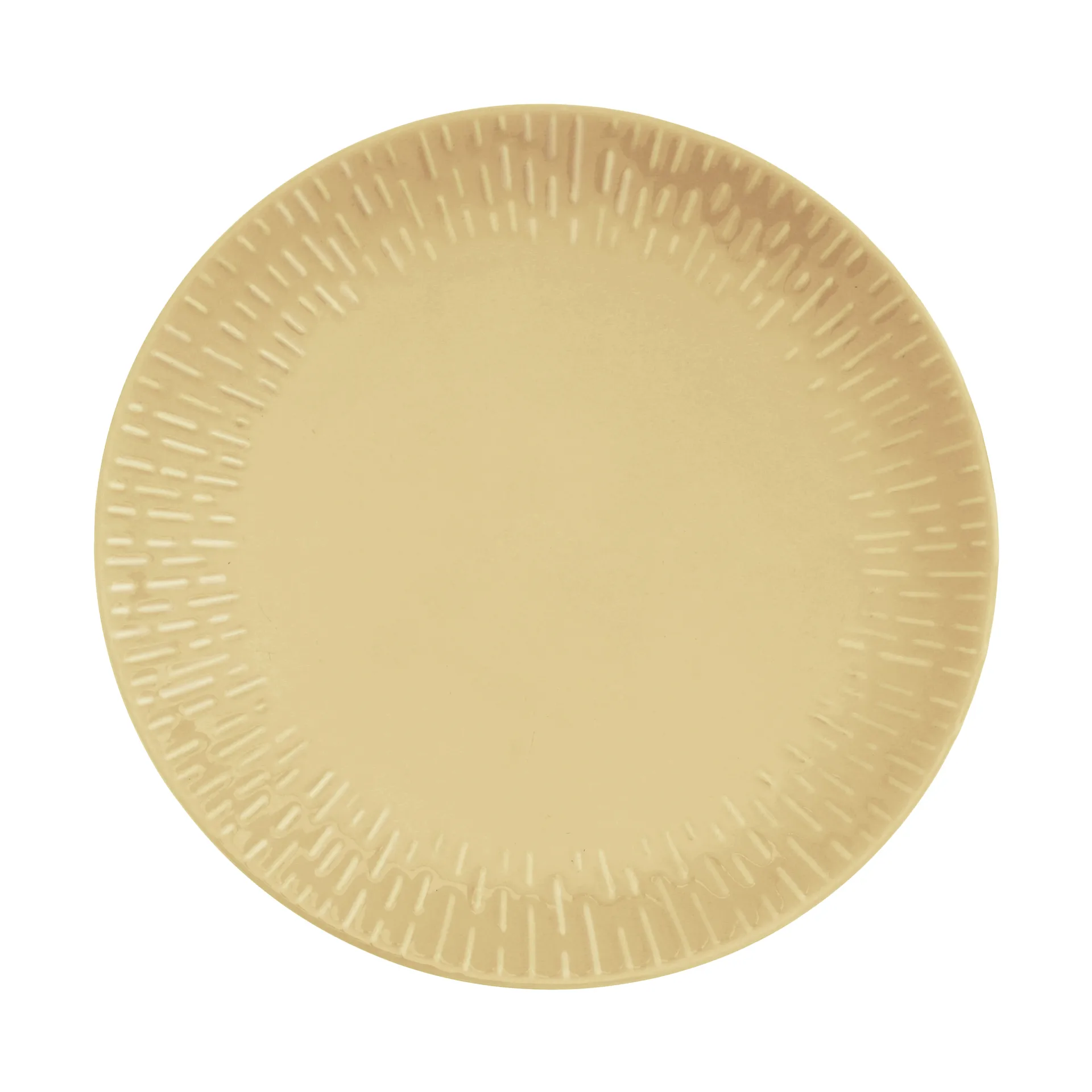 Confetti plate, Mustard, Ø27.5 cm Aida