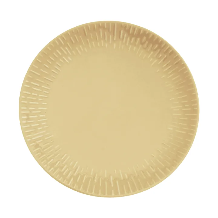 Confetti plate - Mustard, Ø27.5 cm - Aida