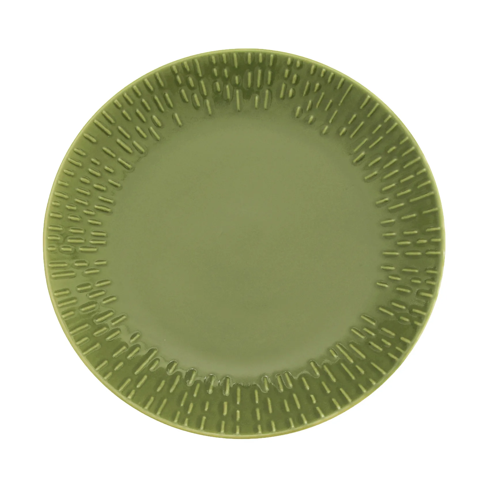 Confetti plate, Olive, Ø21 cm Aida