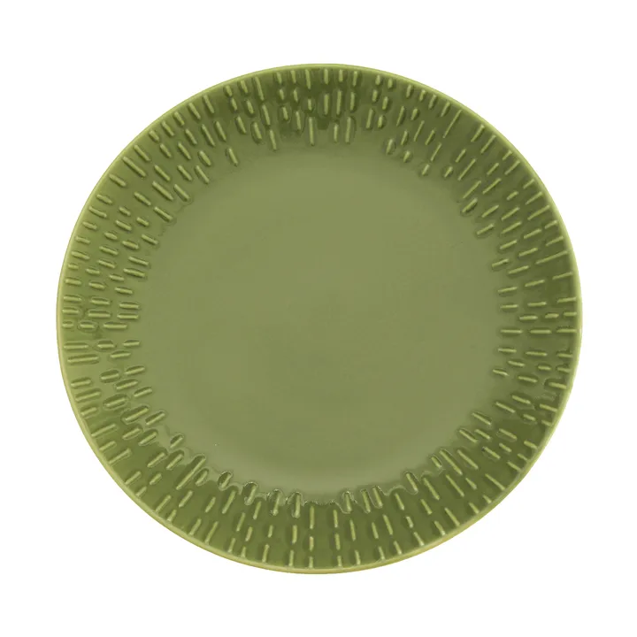 Confetti plate - Olive, Ø21 cm - Aida