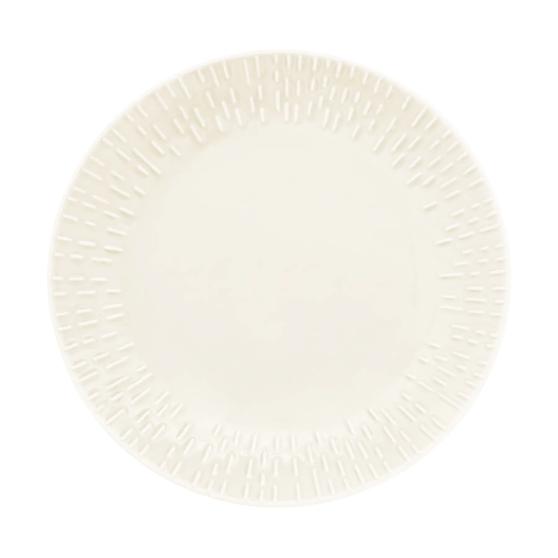 Confetti plate, Vanilla, Ø21 cm Aida