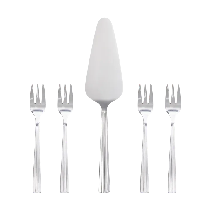 Groovy cake utensils set 5 pieces - Stainless steel - Aida