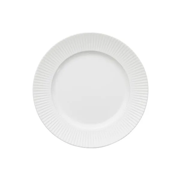 Groovy plate 21 cm - White - Aida