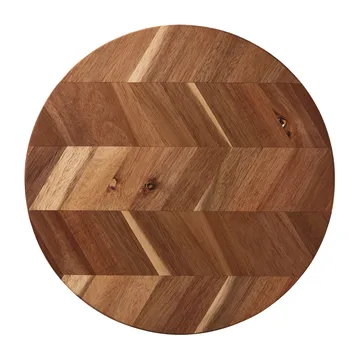 Herringbone cutting board Ø28 cm - Acacia - Aida