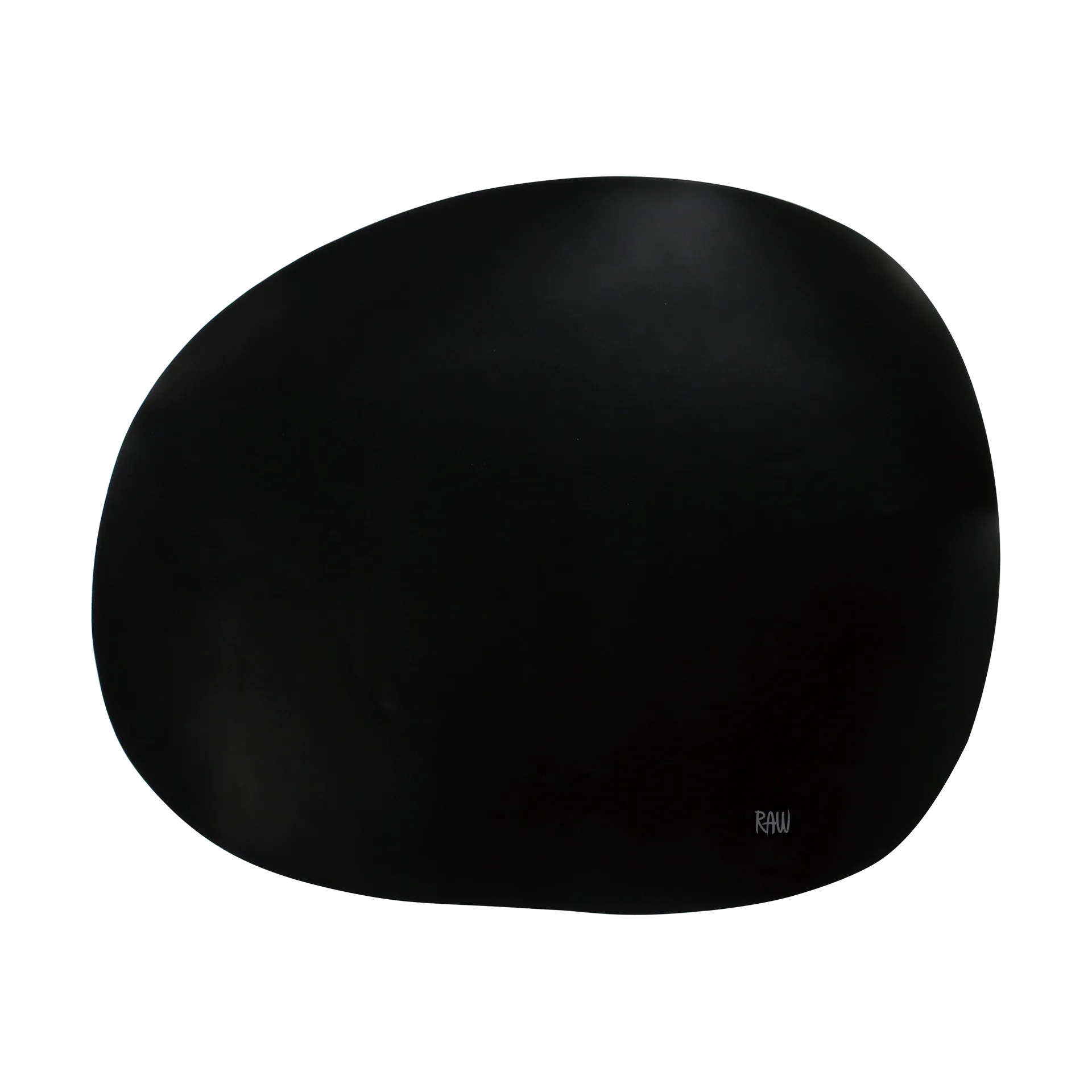 Raw creative placemat silicone 41x33.5 cm, Black Aida