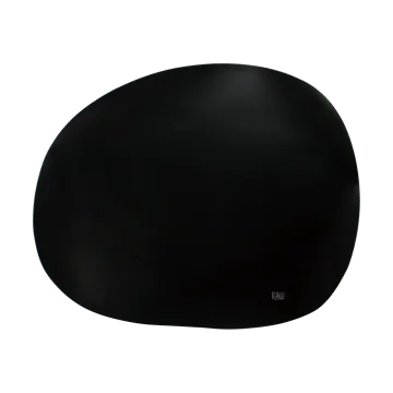 Raw creative placemat silicone 41x33.5 cm - Black - Aida