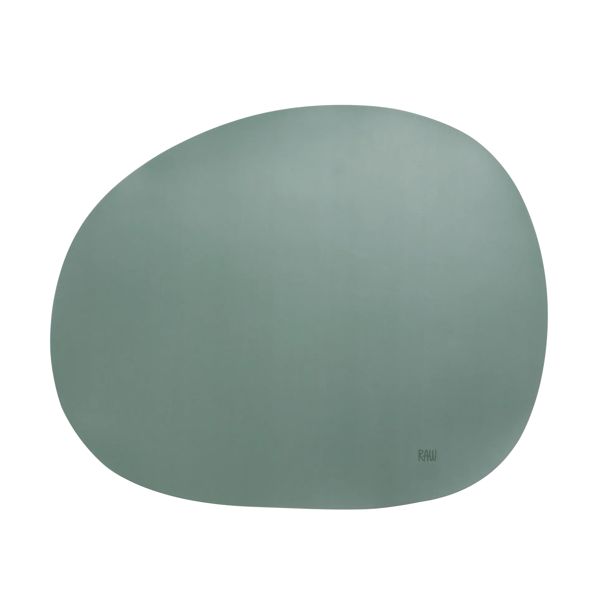 Raw creative placemat silicone 41x33.5 cm, Green Aida