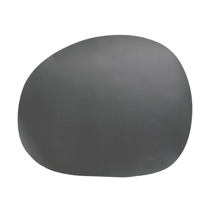 Raw creative placemat silicone 41x33.5 cm - Grey - Aida