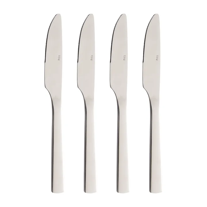 Raw dinner knife 4-pack - Stainless steel - Aida