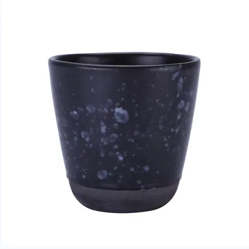 Raw mug 30 cl - black with dots - Aida