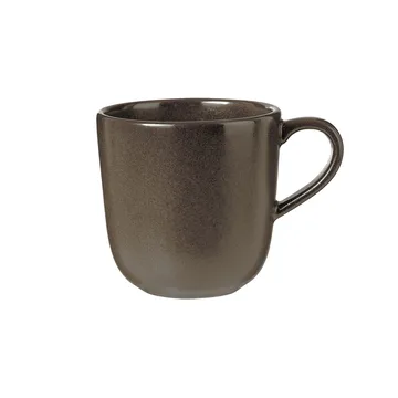 Raw mug with handle 20 cl - Metallic brown - Aida