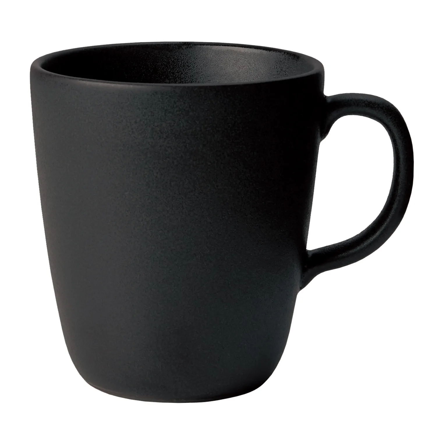 Raw mug with handle 35 cl, Titanium black Aida