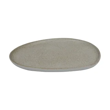 Raw Organic lunch plate 24x21 cm - Sandy beige - Aida