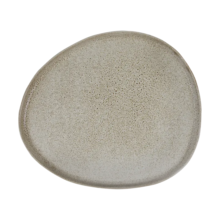 Raw Organic plate 29x25 cm - Sandy beige - Aida
