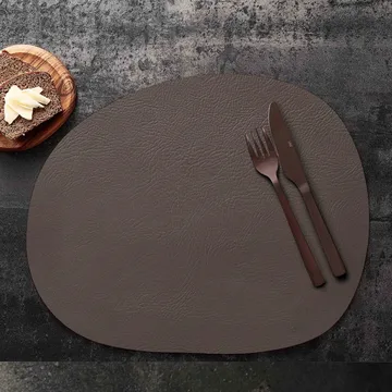 Raw placemat leather - Clay buffalo - Aida