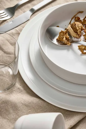 Raw plate Ø23 cm - Pure Porcelain - Aida