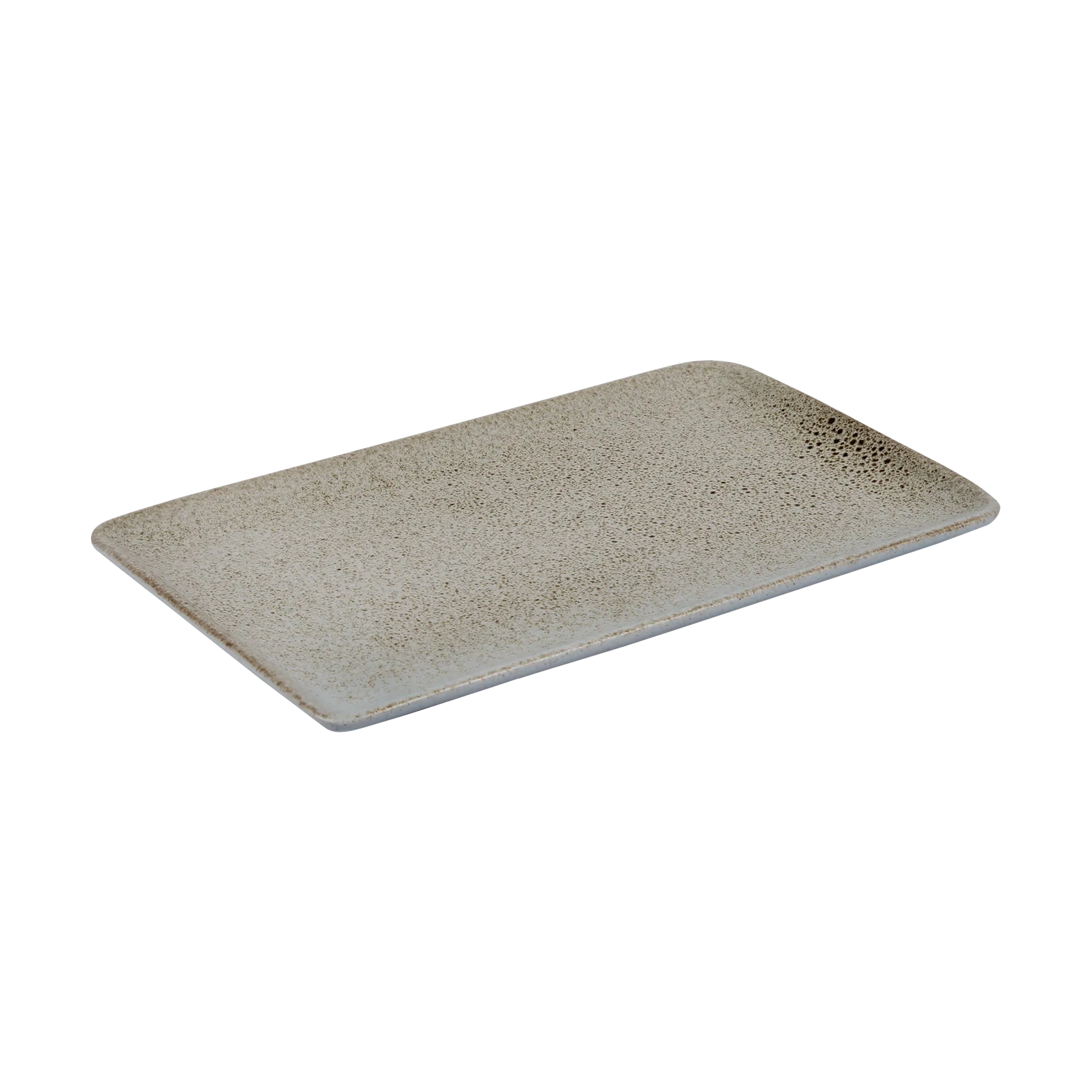 Raw plate 23.5x15 cm, Sandy beige Aida