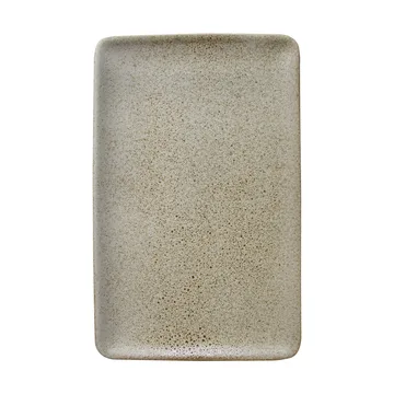 Raw plate 23.5x15 cm - Sandy beige - Aida