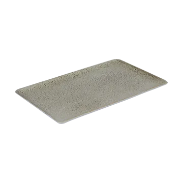 Raw plate 31.5x20 cm - Sandy beige - Aida