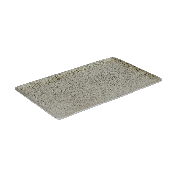 Raw plate 31.5x20 cm - Sandy beige - Aida
