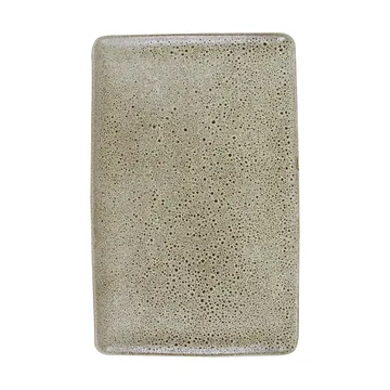 Raw plate 31.5x20 cm - Sandy beige - Aida