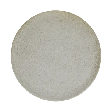 Raw plate Ø34 cm - Sandy beige - Aida