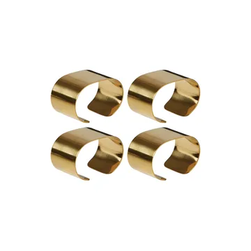 Raw serviette holder 4-pack - Gold - Aida