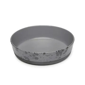 Raw soup plate Ø19,4 cm - grey with dots - Aida