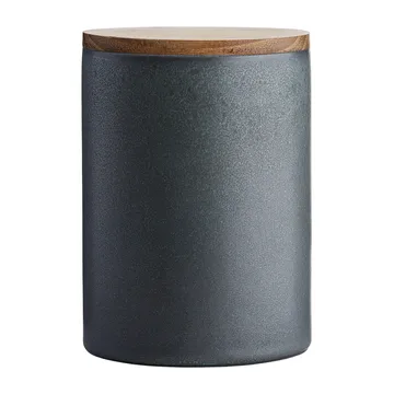 Raw storage jar with lid 15 cm - Northern green - Aida