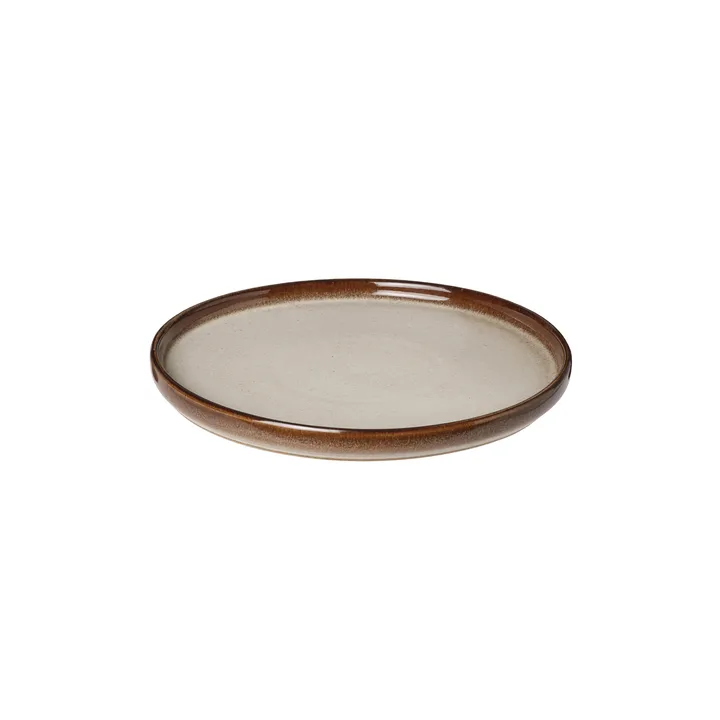 Søholm Sonja plate Ø21 cm - Brown - Aida