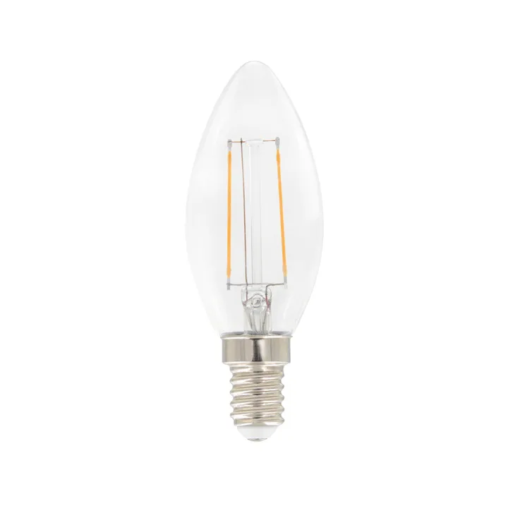 Airam Filament LED-candle C35 light source - Clear, dimmable e14, 3w - Airam