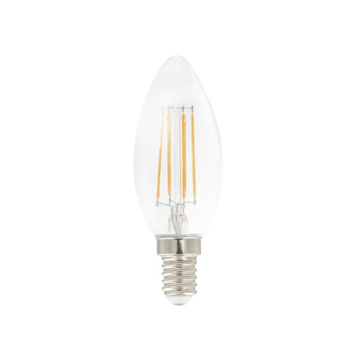Airam Filament LED candle light source - Clear, with memory e14, 5w - Airam
