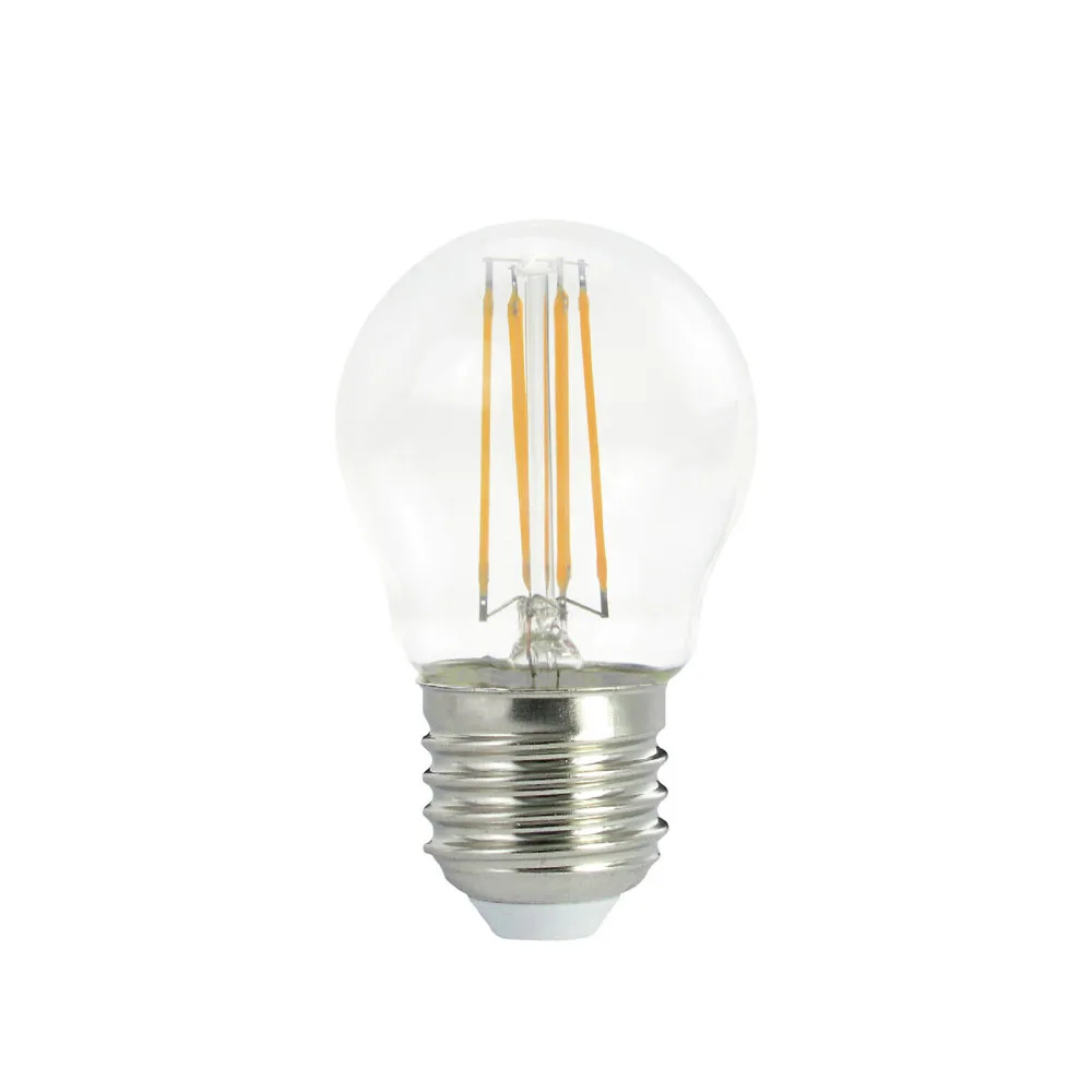 Airam Filament LED globe E27 light source, Clear, with memory, p45 e27, 5w Airam