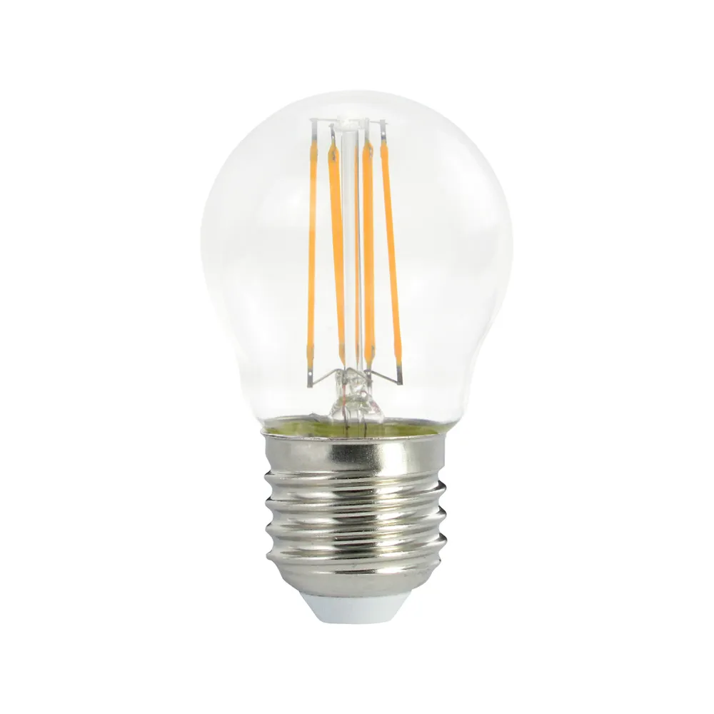 Airam Filament LED-globe light source E27, clear, dimmable 2700K 470 lm 4W Airam