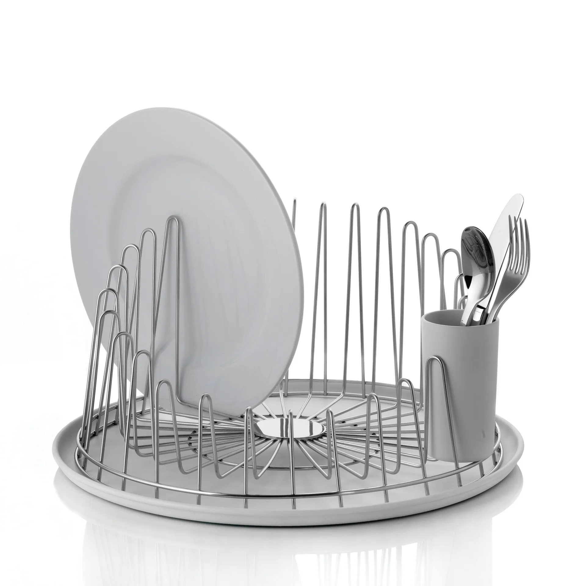 A Tempo dish rack, stainless steel Alessi
