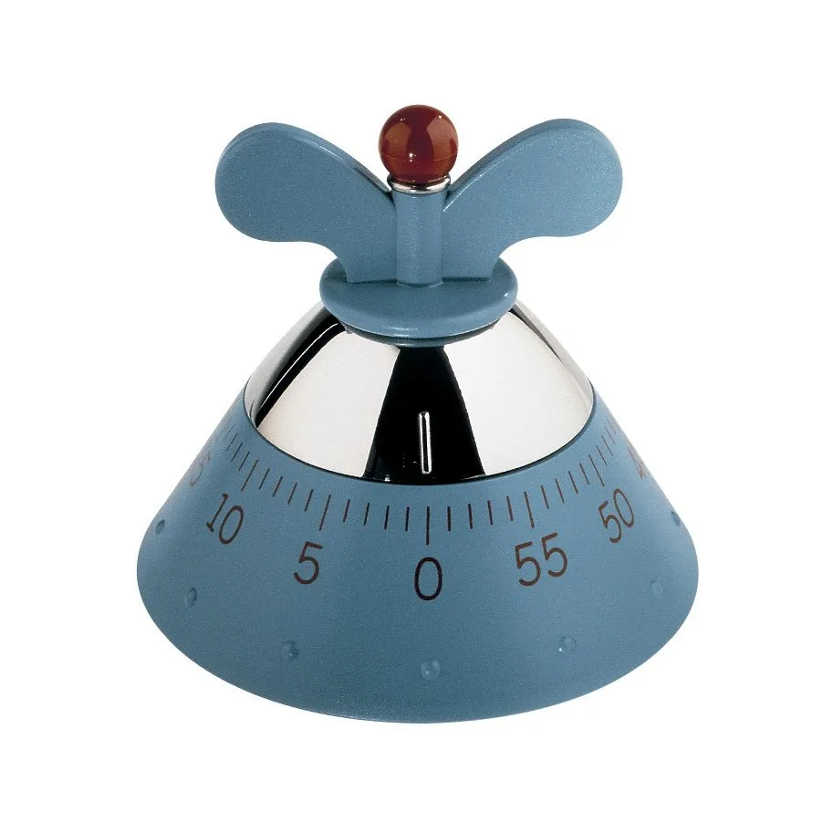 Alessi kitchen timer, blue Alessi