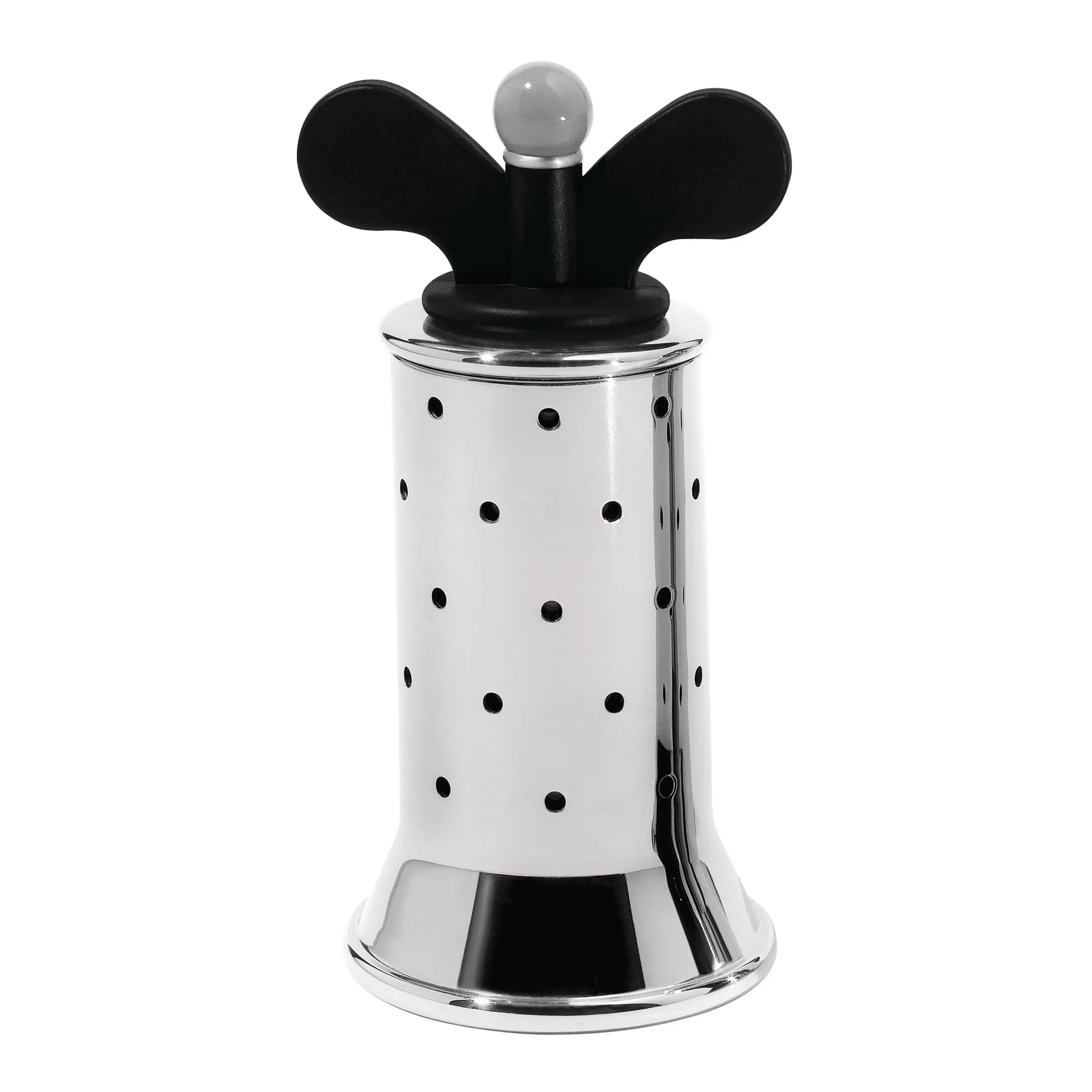 Alessi pepper mill, black-stainless steel Alessi
