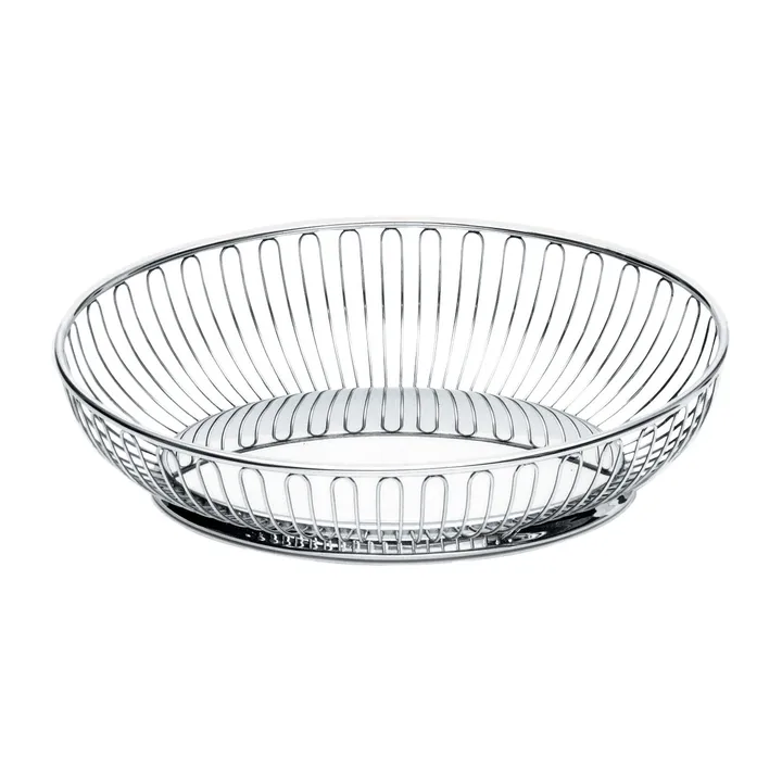Alessi wire basket oval 20x28 cm - Stainless steel - Alessi