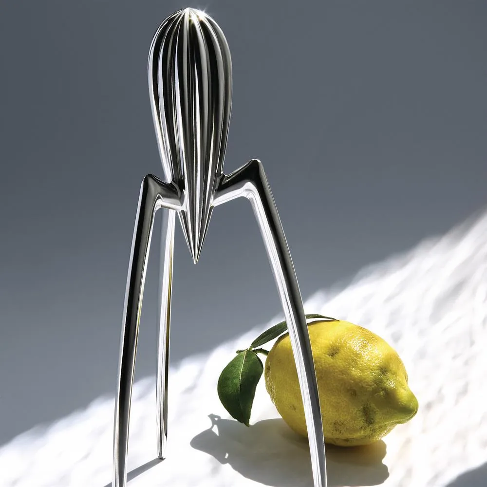 Juicy Salif citrus press, polished aluminium Alessi