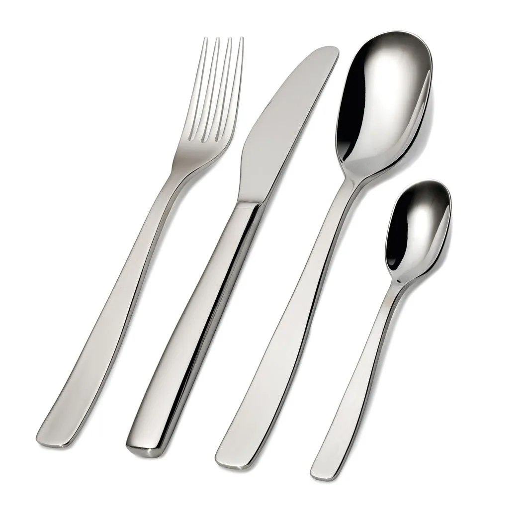 KnifeForkSpoon cutlery 24-pack, Stainless steel Alessi