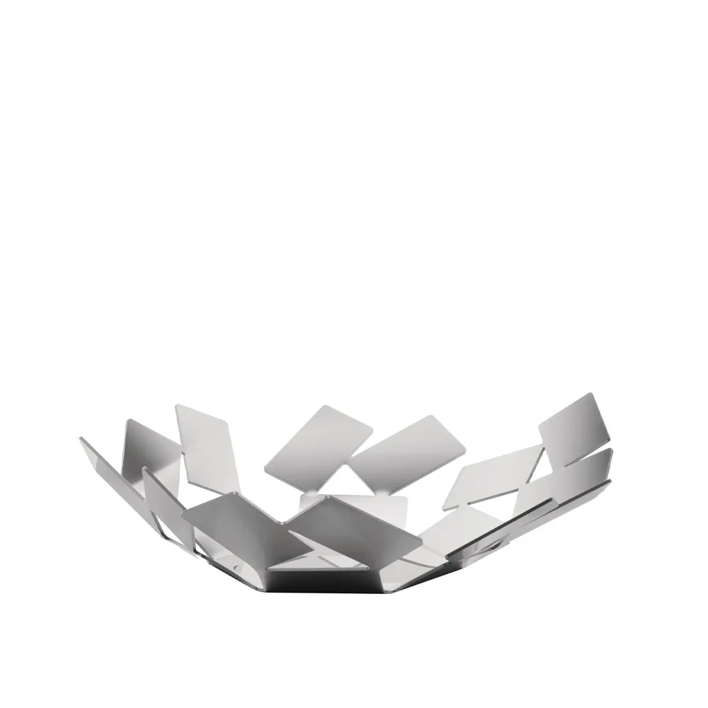 La Stanza dello Scirocco basket, Stainless steel, small Alessi