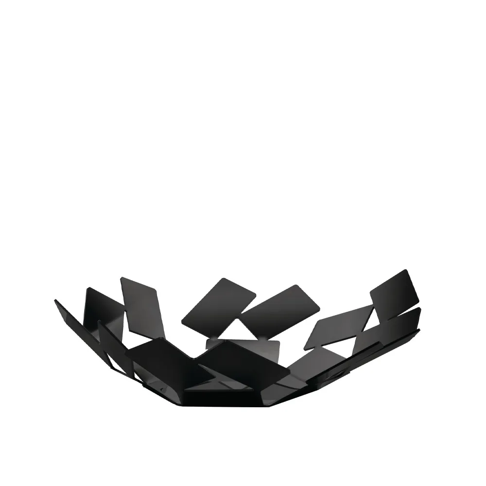 La Stanza dello Scirocco fruit basket, Black, small Alessi